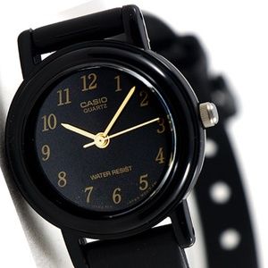 Casio Classic Ladies Watch Resin Band Black Dial